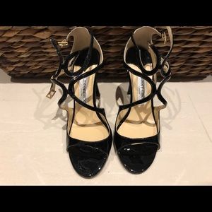 Patent black leather Jimmy Choo
